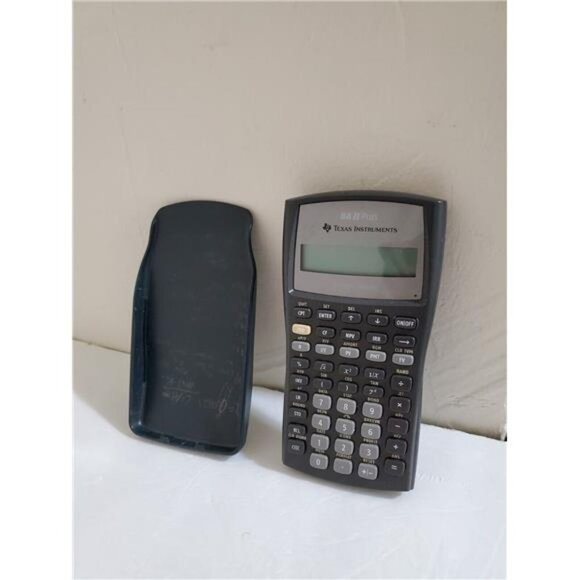 Texas Instruments BA 2 II PLUS Business Analyst Financial Calculator w Cover Use - Picture 3 of 4